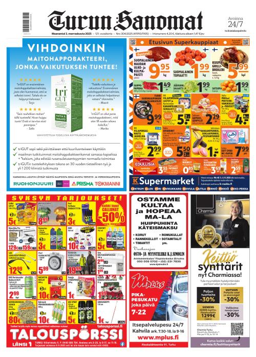 Turun Sanomat 3.11.2025