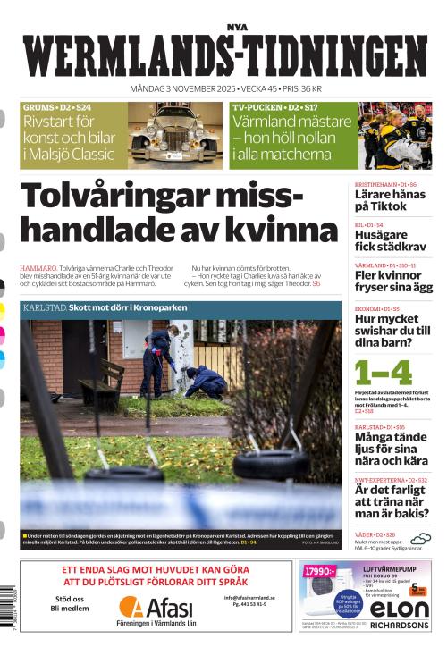 Nya Wermlands-Tidningen 3.11.2025