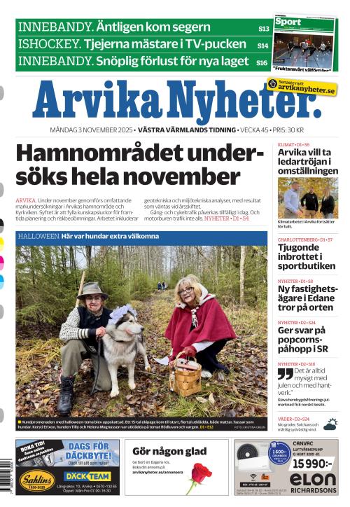 Arvika Nyheter 3.11.2025