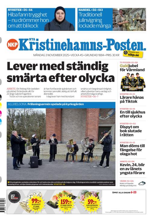 Nya Kristinehamns-Posten 3.11.2025