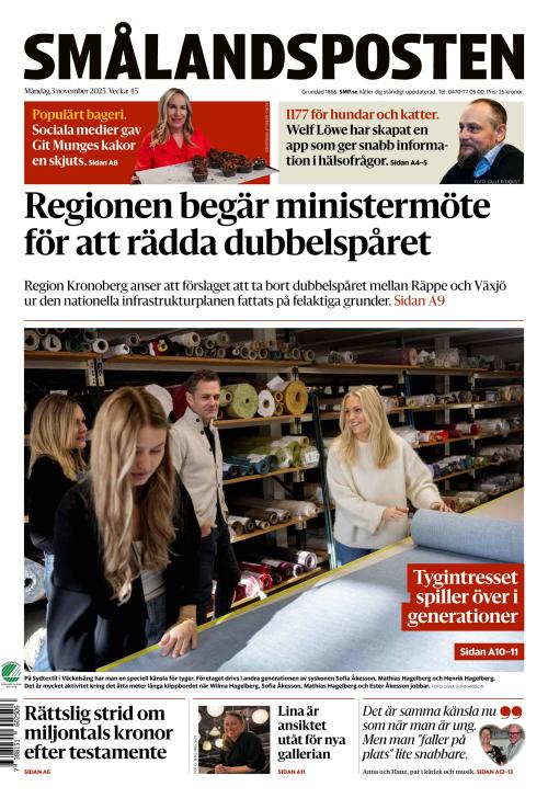 Smålandsposten 3.11.2025