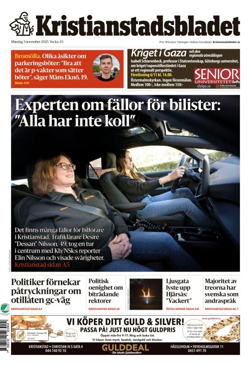 Kristianstadsbladet 3.11.2025