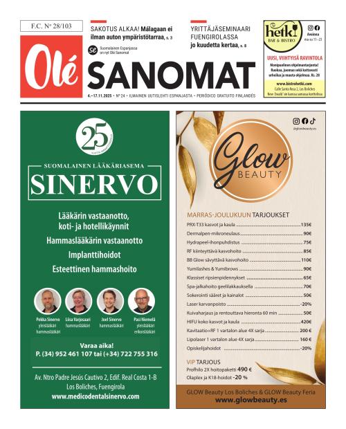 Olé Sanomat (Suomalainen Espanjassa-lehti) 24/2025