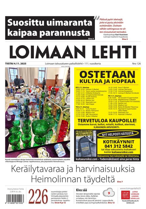 Loimaan Lehti 4.11.2025