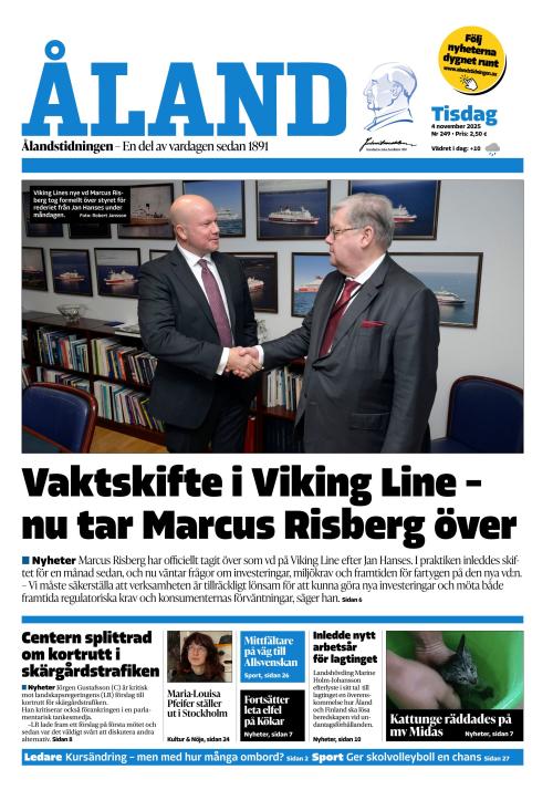 Ålandstidningen 4.11.2025