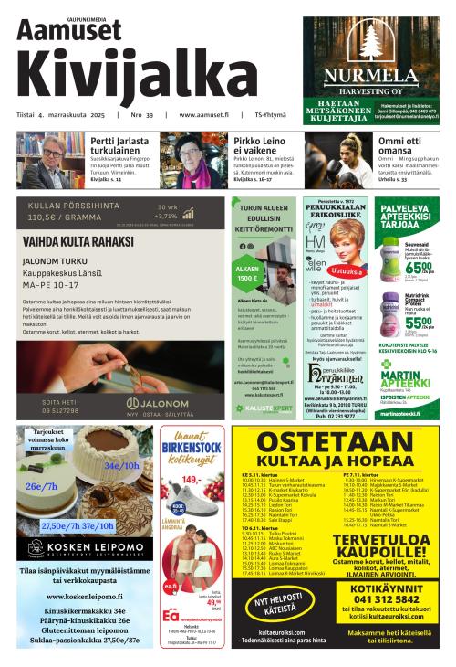 Aamuset 4.11.2025