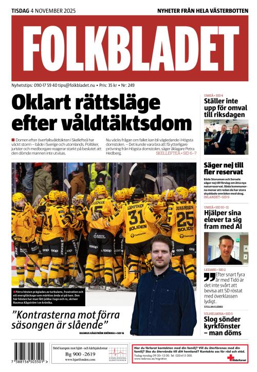 Folkbladet (Västerbotten) (SE) 4.11.2025