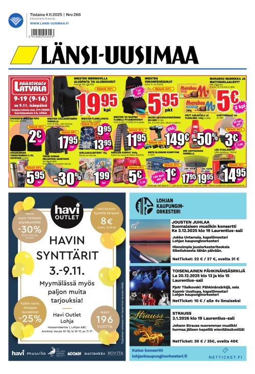 Länsi-Uusimaa 4.11.2025
