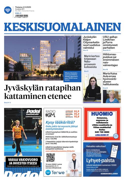 Keskisuomalainen 4.11.2025