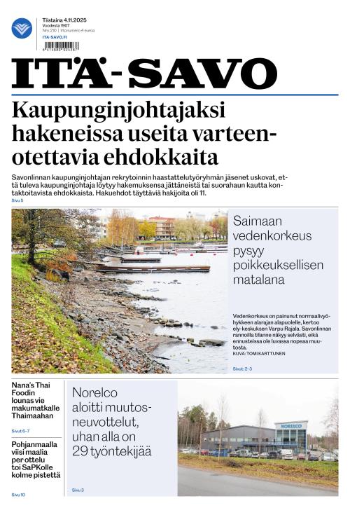 Itä-Savo 4.11.2025