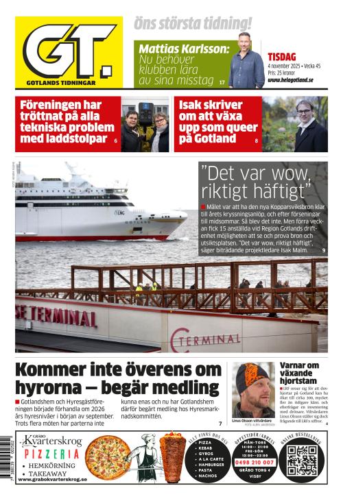 Gotlands Tidningar 4.11.2025