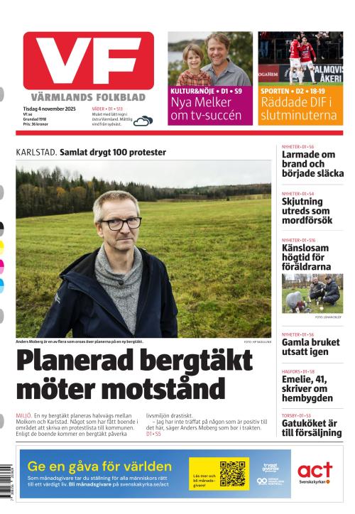 Värmlands Folkblad 4.11.2025