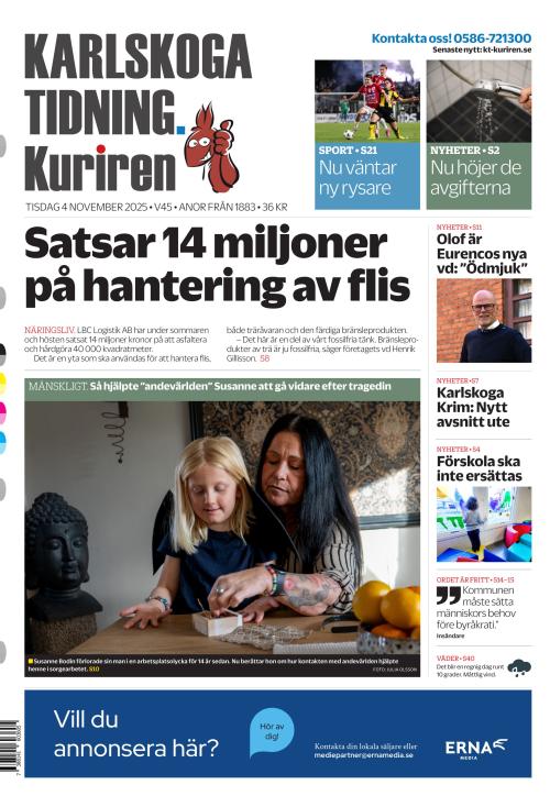 Karlskoga Tidning-Kuriren 4.11.2025