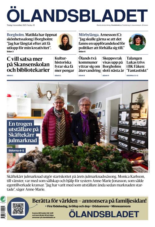 Ölandsbladet 4.11.2025