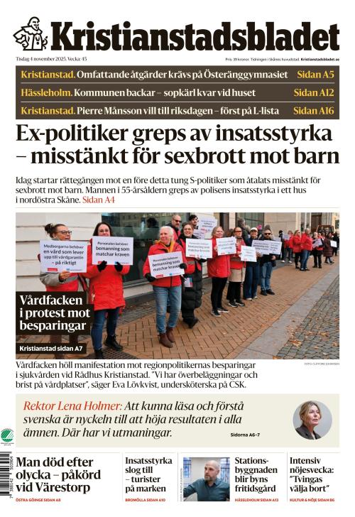 Kristianstadsbladet 4.11.2025