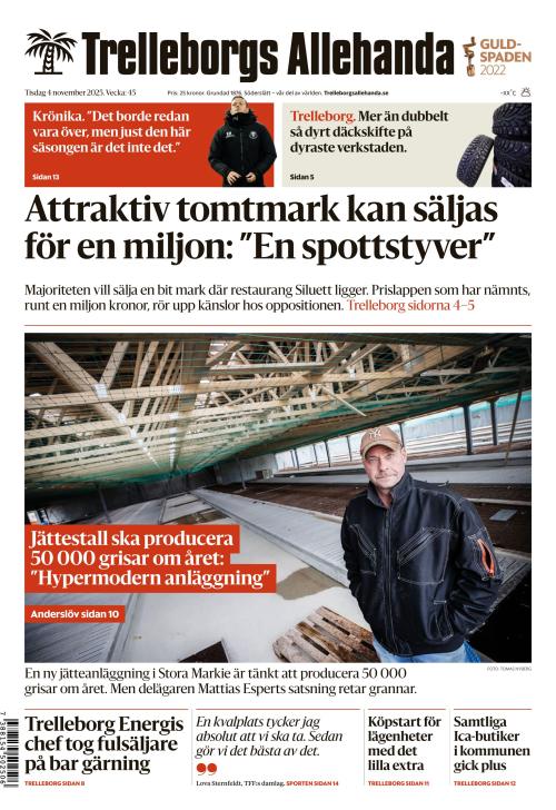 Trelleborgs Allehanda 4.11.2025