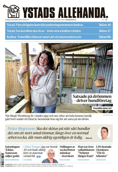 Ystads Allehanda 4.11.2025