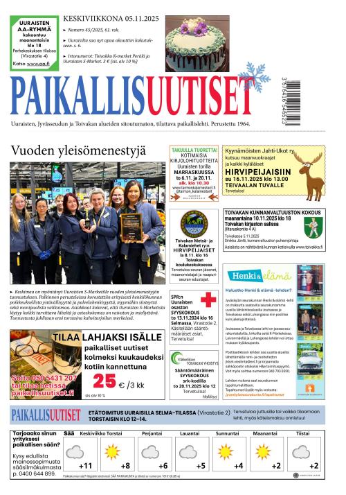 PaikallisUutiset 5.11.2025
