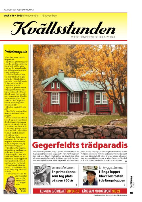 Kvällsstunden 46/2025