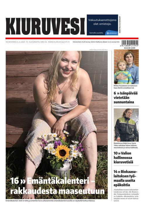Kiuruvesi-lehti 5.11.2025