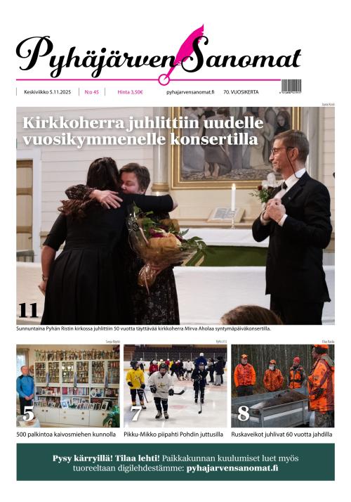 Pyhäjärven Sanomat 5.11.2025