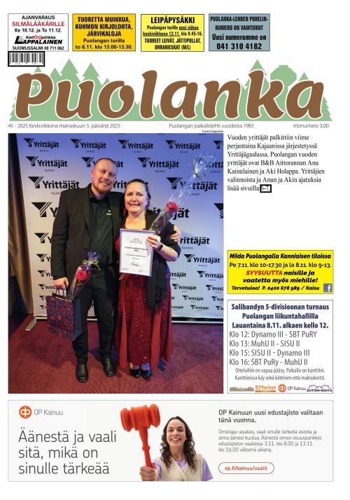 Puolanka-lehti 5.11.2025