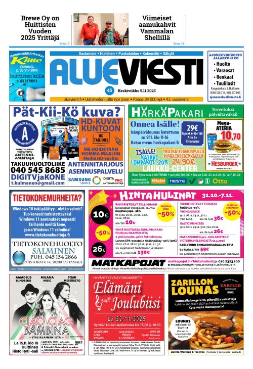 Alueviesti 5.11.2025