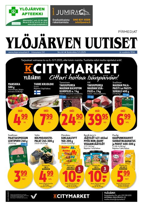 Ylöjärven Uutiset 5.11.2025