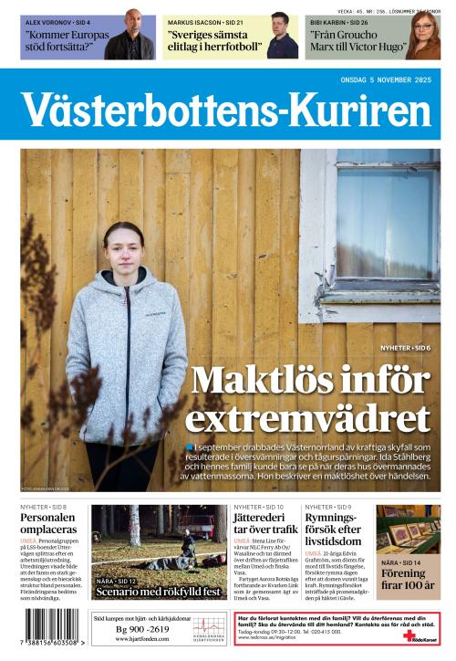 Västerbottens-Kuriren (SE) 5.11.2025