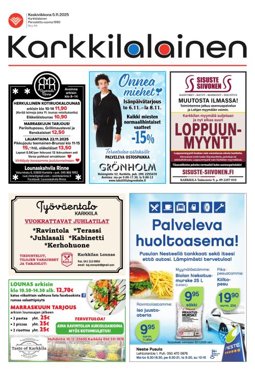 Karkkilalainen 5.11.2025