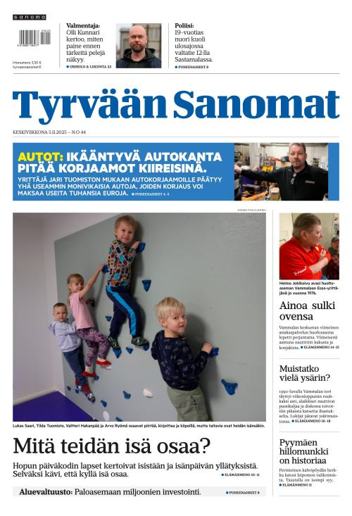 Tyrvään Sanomat 5.11.2025