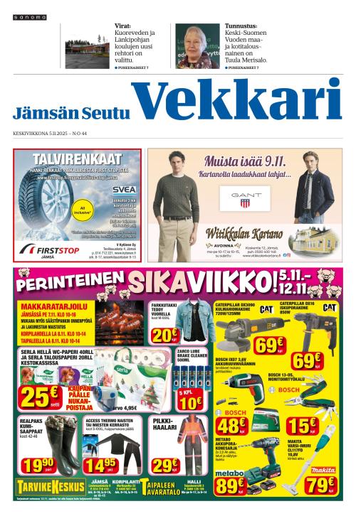 Jämsän Seutu ja Vekkari 5.11.2025