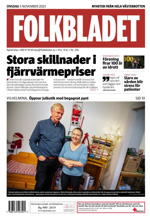 Folkbladet (Västerbotten) (SE) 5.11.2025