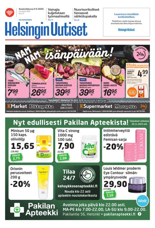 Helsingin Uutiset (Keskinen) 5.11.2025