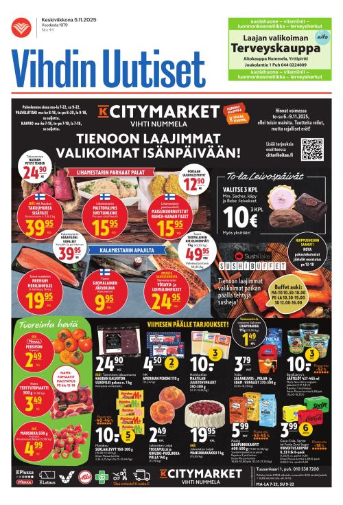 Vihdin uutiset 5.11.2025