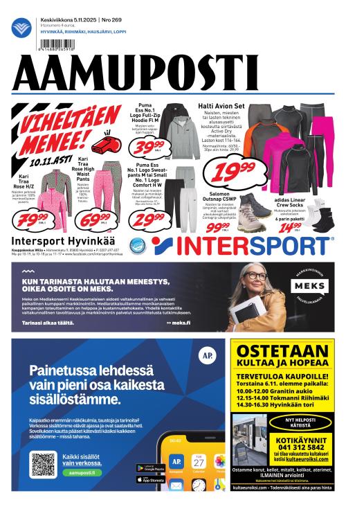 Aamuposti 5.11.2025