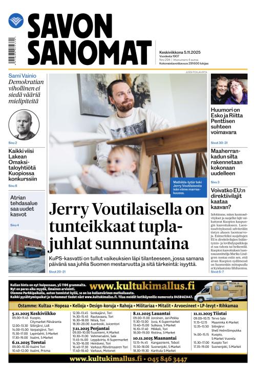 Savon Sanomat 5.11.2025