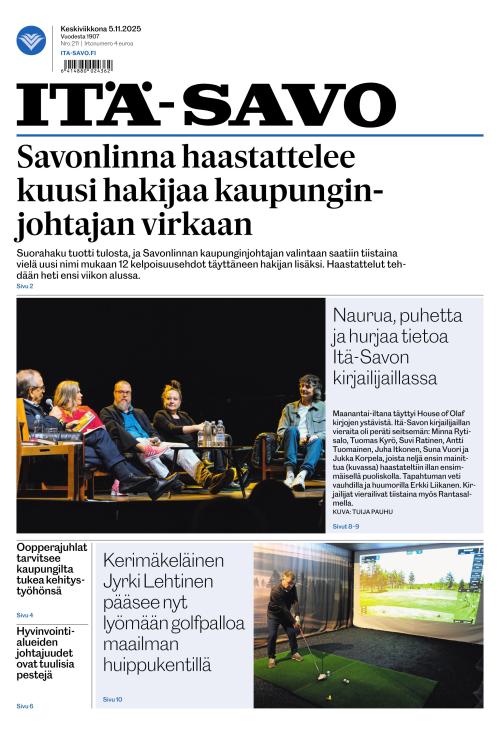Itä-Savo 5.11.2025