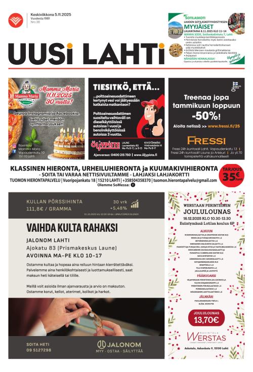 Uusi Lahti 5.11.2025