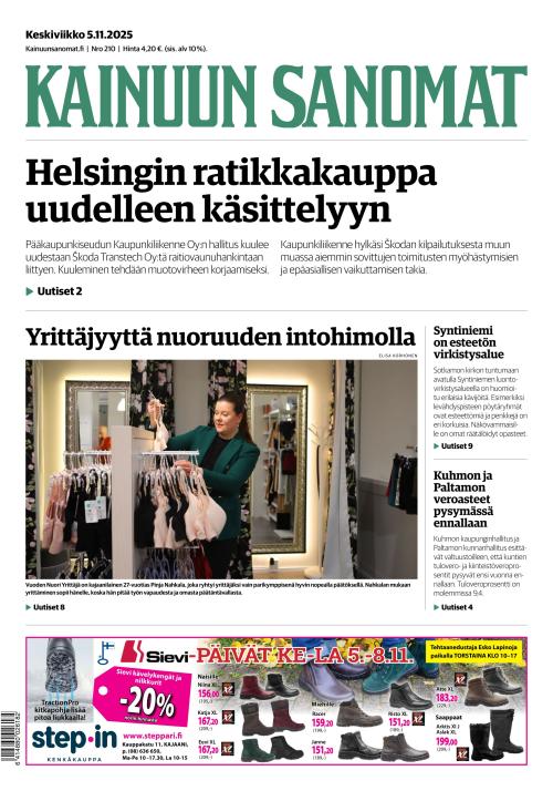 Kainuun Sanomat 5.11.2025