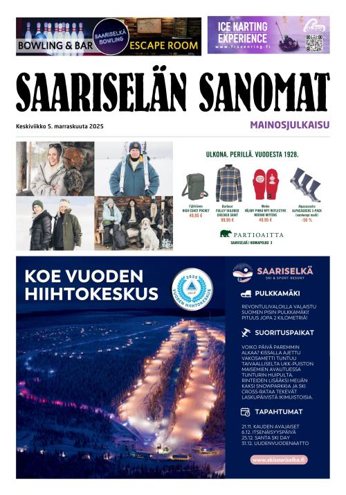 Saariselän Sanomat 5.11.2025