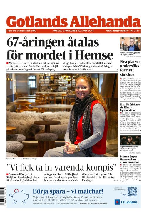 Gotlands Allehanda 5.11.2025