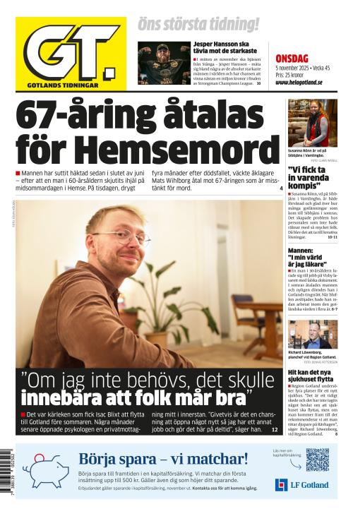 Gotlands Tidningar 5.11.2025