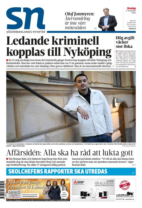 Södermanlands Nyheter 5.11.2025