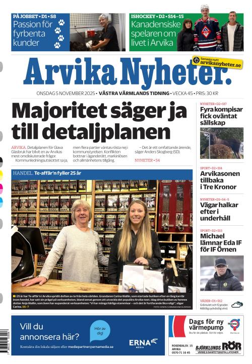 Arvika Nyheter 5.11.2025