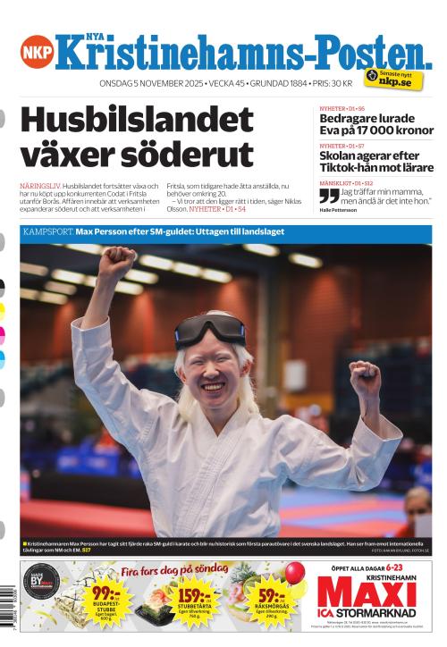 Nya Kristinehamns-Posten 5.11.2025