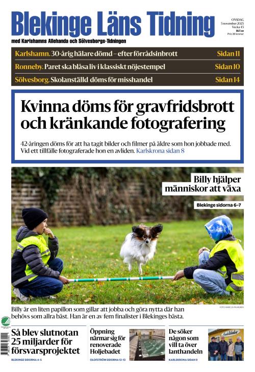 Blekinge Läns Tidning 5.11.2025