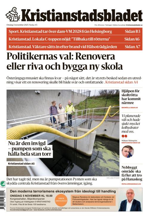 Kristianstadsbladet 5.11.2025