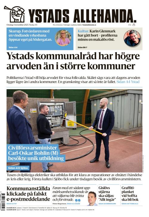 Ystads Allehanda 5.11.2025