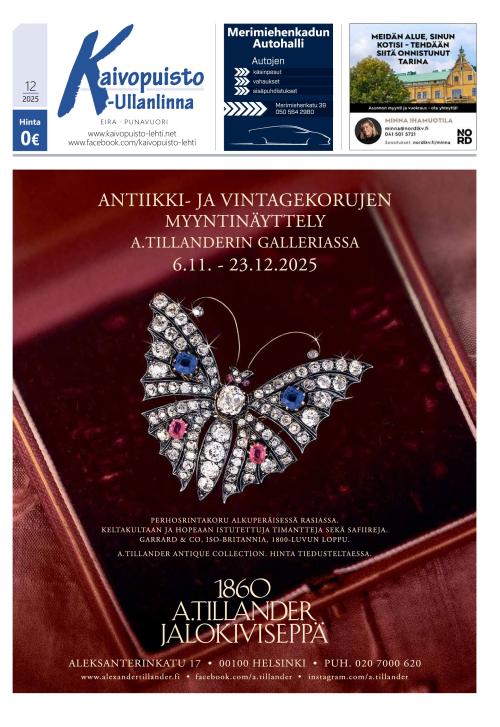 Kaivopuisto-Ullanlinna -lehti 6.11.2025